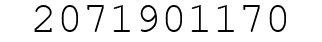 Number 2071901170.