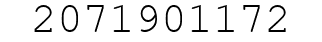Number 2071901172.