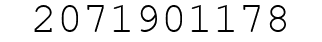 Number 2071901178.