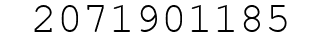 Number 2071901185.