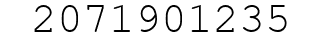 Number 2071901235.