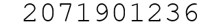 Number 2071901236.