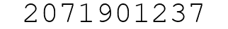 Number 2071901237.