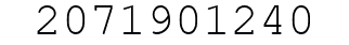 Number 2071901240.