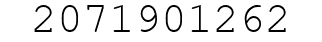Number 2071901262.