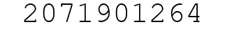 Number 2071901264.