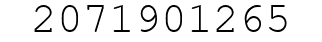 Number 2071901265.