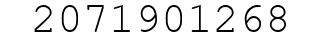 Number 2071901268.
