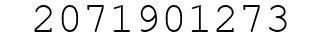 Number 2071901273.
