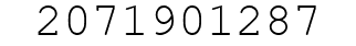 Number 2071901287.
