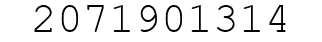 Number 2071901314.