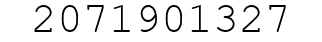 Number 2071901327.