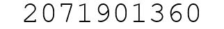 Number 2071901360.