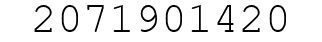 Number 2071901420.