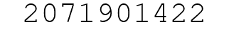 Number 2071901422.