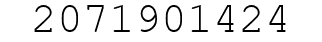 Number 2071901424.