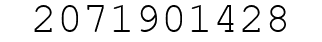 Number 2071901428.