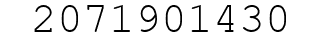 Number 2071901430.
