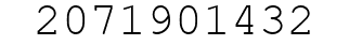 Number 2071901432.