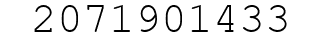 Number 2071901433.