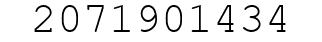 Number 2071901434.