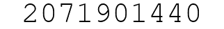 Number 2071901440.