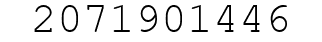 Number 2071901446.
