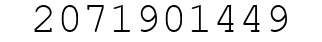 Number 2071901449.