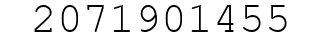 Number 2071901455.