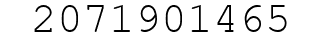 Number 2071901465.