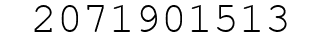 Number 2071901513.