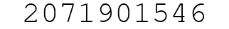 Number 2071901546.