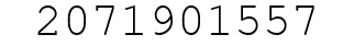 Number 2071901557.