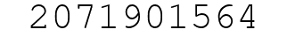 Number 2071901564.