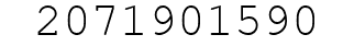 Number 2071901590.