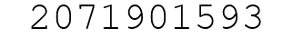 Number 2071901593.