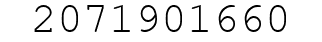 Number 2071901660.