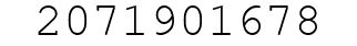 Number 2071901678.