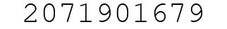 Number 2071901679.