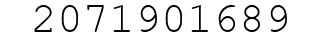 Number 2071901689.