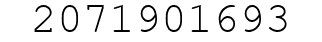 Number 2071901693.