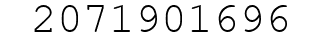 Number 2071901696.