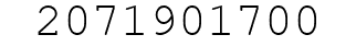 Number 2071901700.