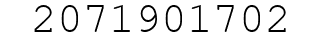 Number 2071901702.