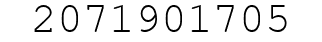 Number 2071901705.