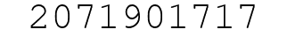 Number 2071901717.