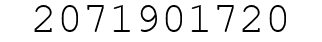 Number 2071901720.