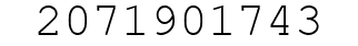 Number 2071901743.