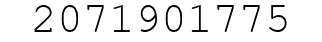 Number 2071901775.