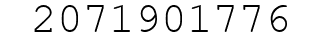 Number 2071901776.